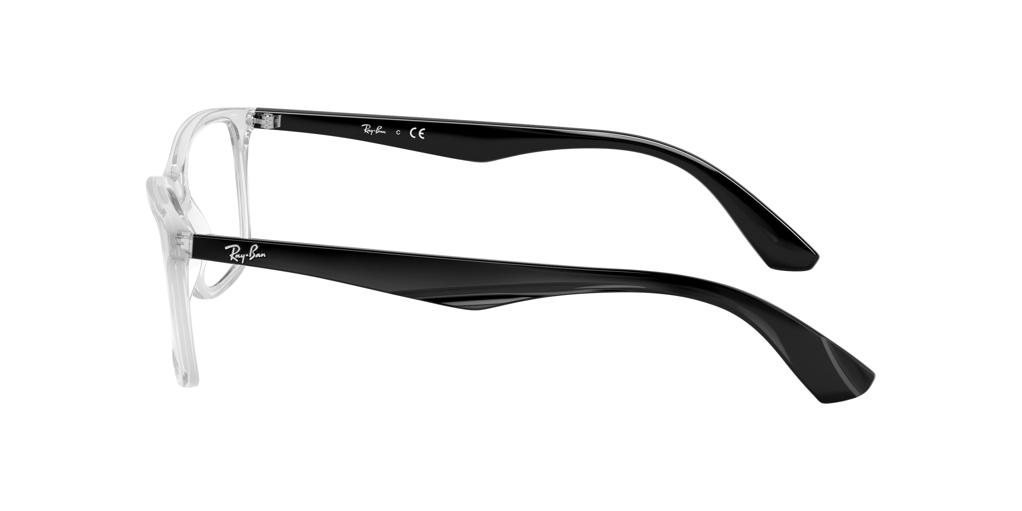 RB7047 Transparent KunststoffEyeglass Frames von B24, Seitenansicht