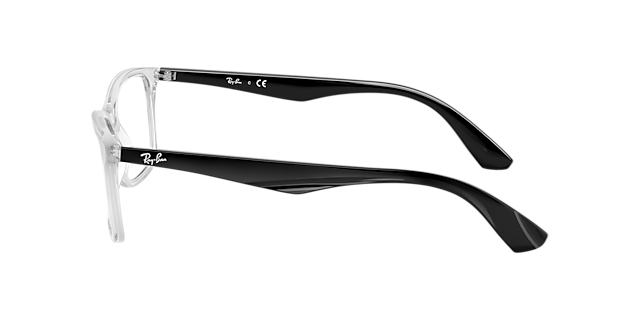 RB7047 Transparant KunststofEyeglass Frames van B24, Zijaanzicht