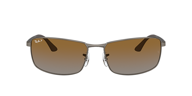 RB3498 Gunmetal MetallSunglass Frames von B24, mit getönten Gläsern