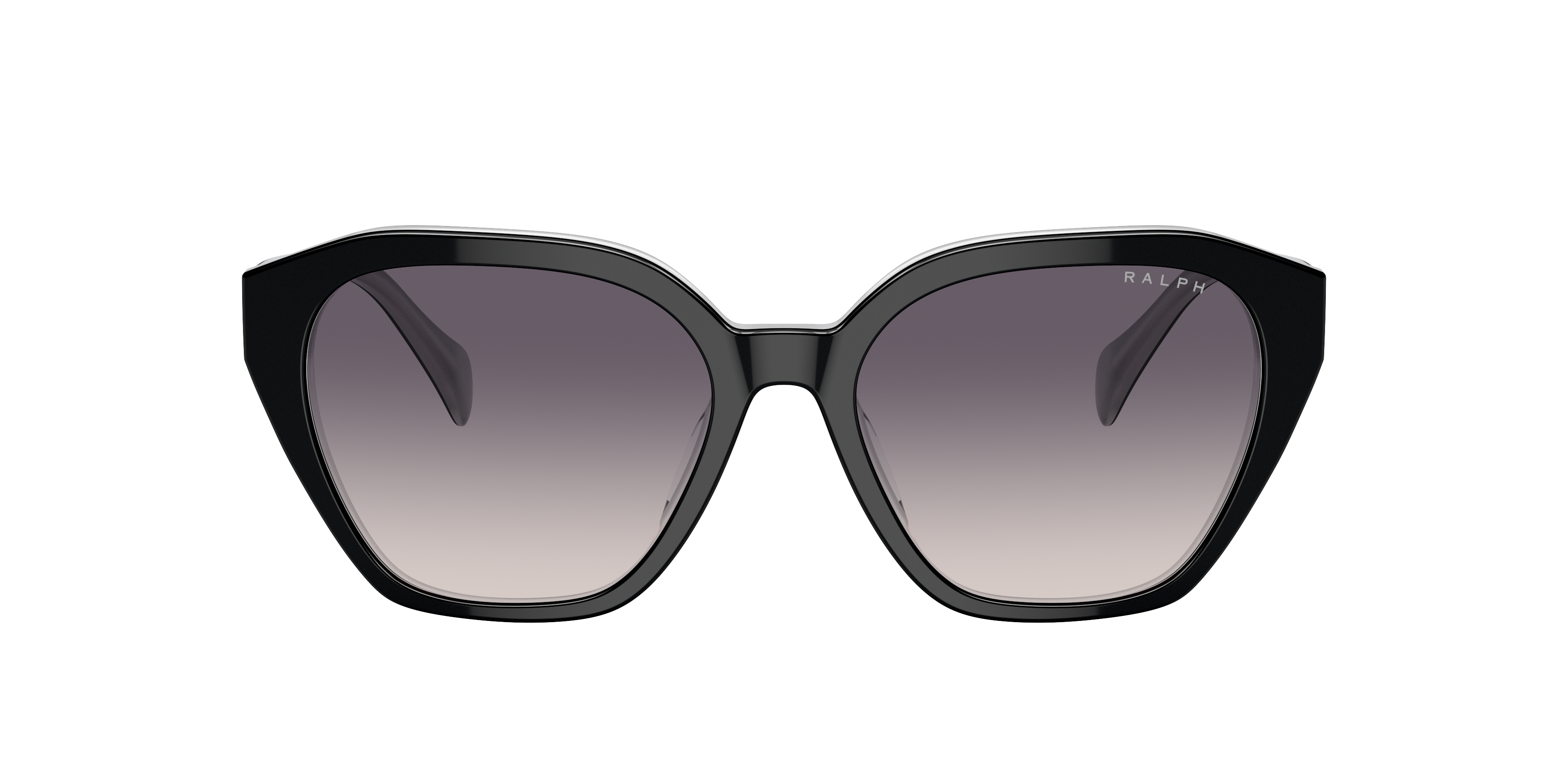 RA5315U Shiny Black On Opal Grey AcetatSunglass Frames von B24, mit getönten Gläsern