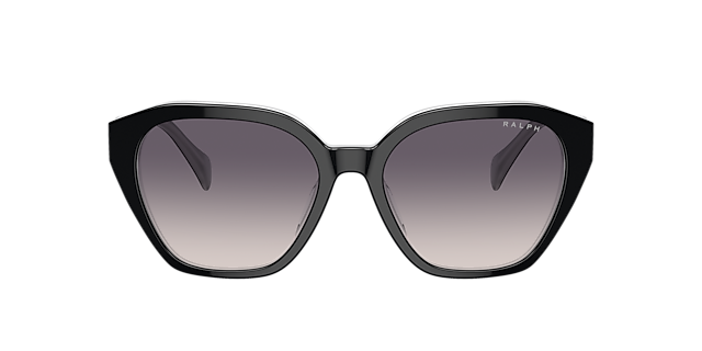 RA5315U Shiny Black On Opal Grey AcetatSunglass Frames von B24, mit getönten Gläsern