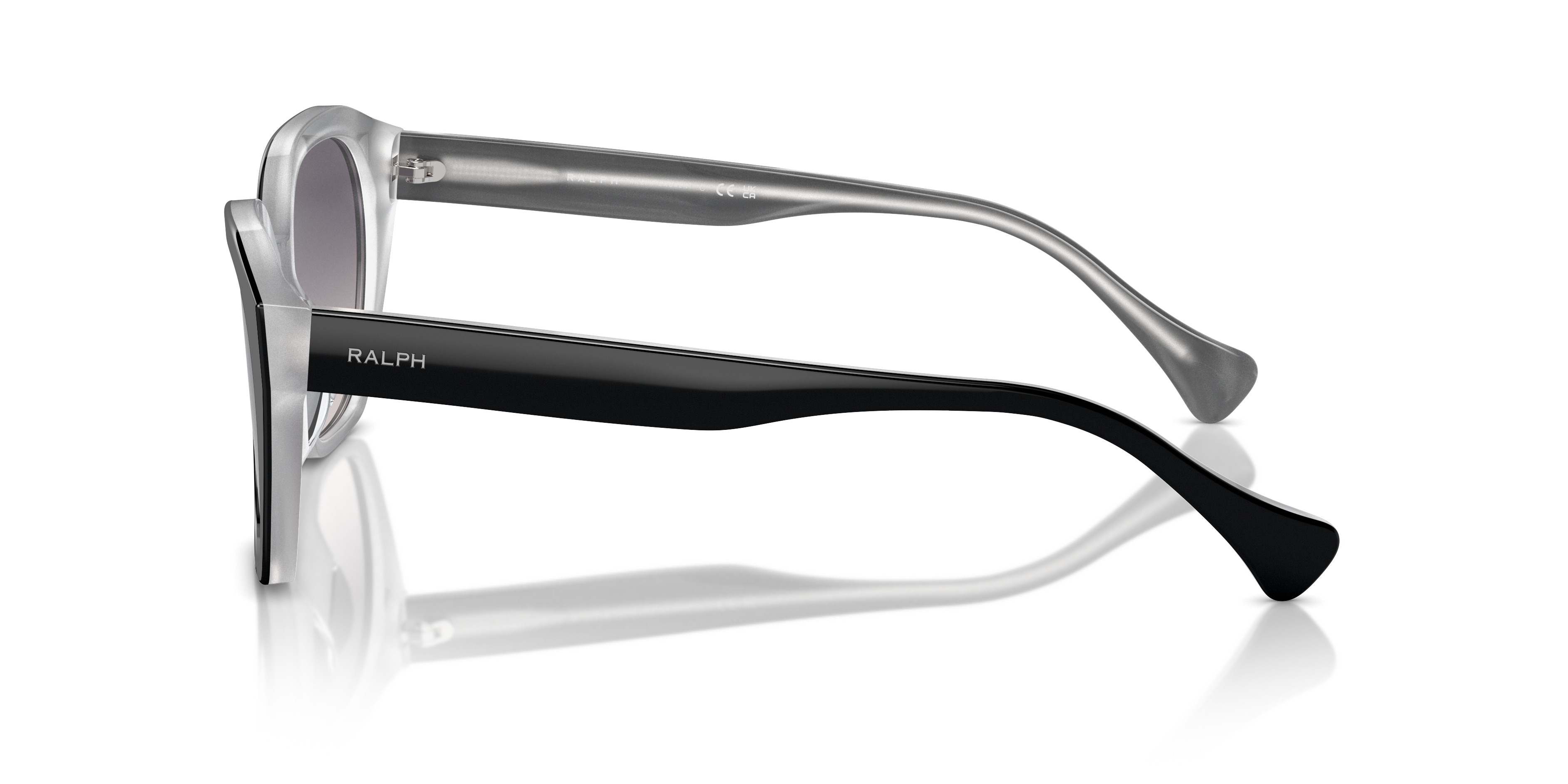 RA5315U Shiny Black On Opal Grey AcetatSunglass Frames von B24, Seitenansicht