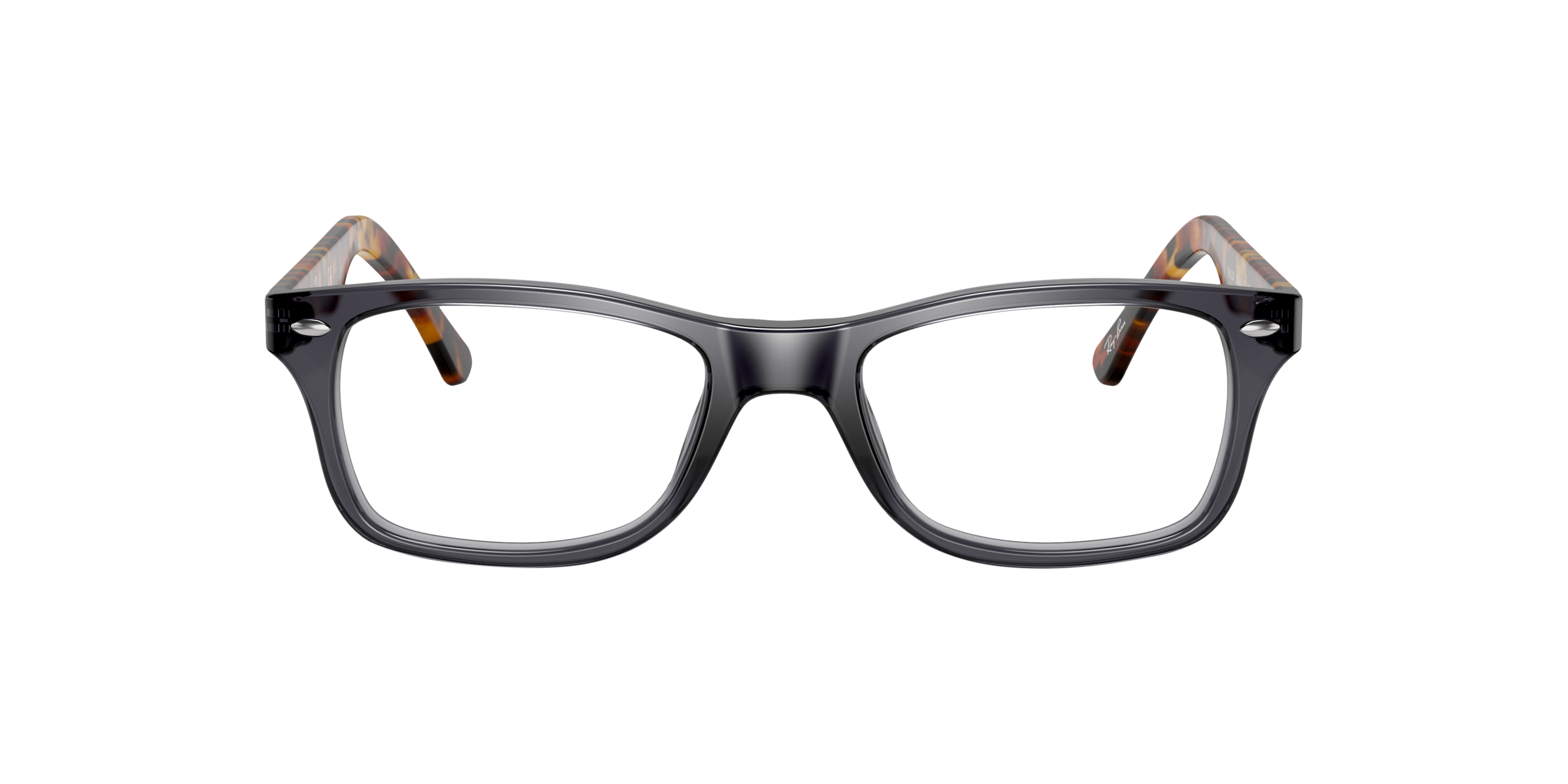 Ray-Ban 8053672604771 Grau/black/dark Havana, Size: Small