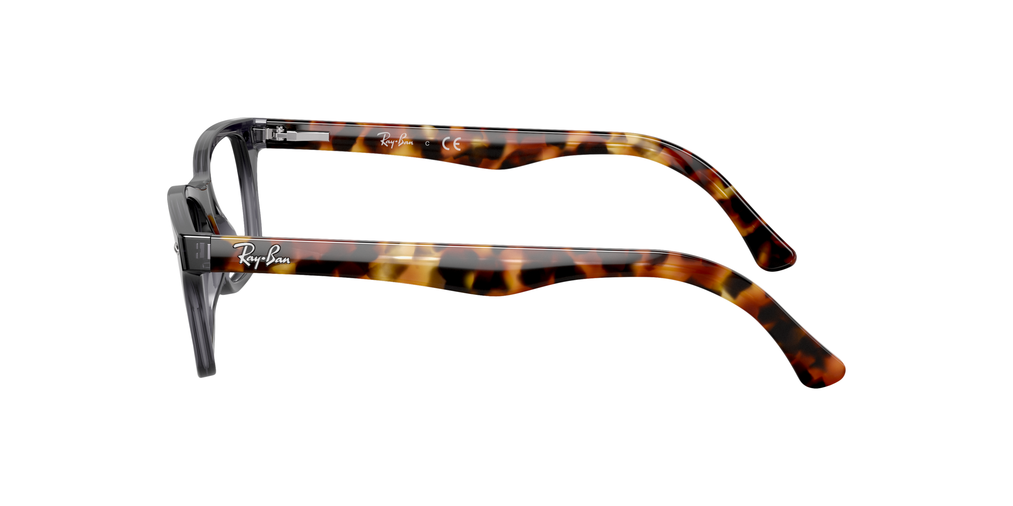 RB5228 Grijs AcetaatEyeglass Frames van B24, Zijaanzicht