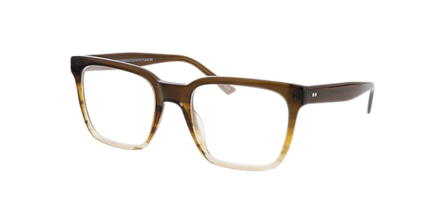 Atlanta Gradiënt bruin AcetaatEyeglass Frames van B24, Hoekweergave