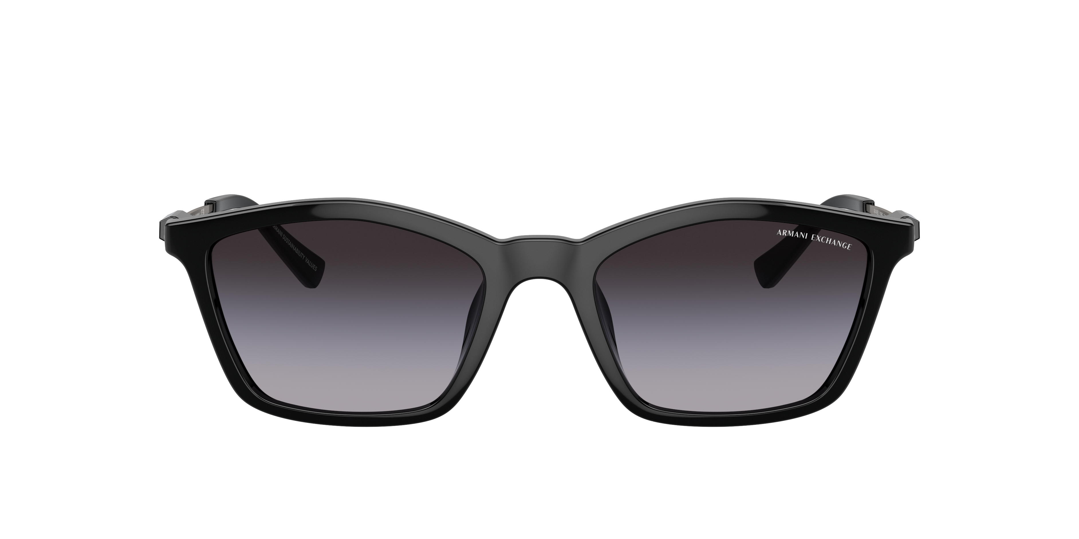AX4146SU Schwarz glänzend KunststoffSunglass Frames von B24, mit getönten Gläsern