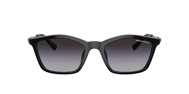 AX4146SU Schwarz glänzend KunststoffSunglass Frames von B24, mit getönten Gläsern