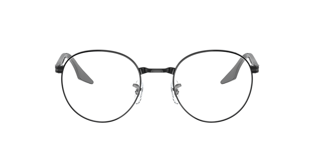 RB3691V Zwart MetaalEyeglass Frames van B24, Vooraanzicht