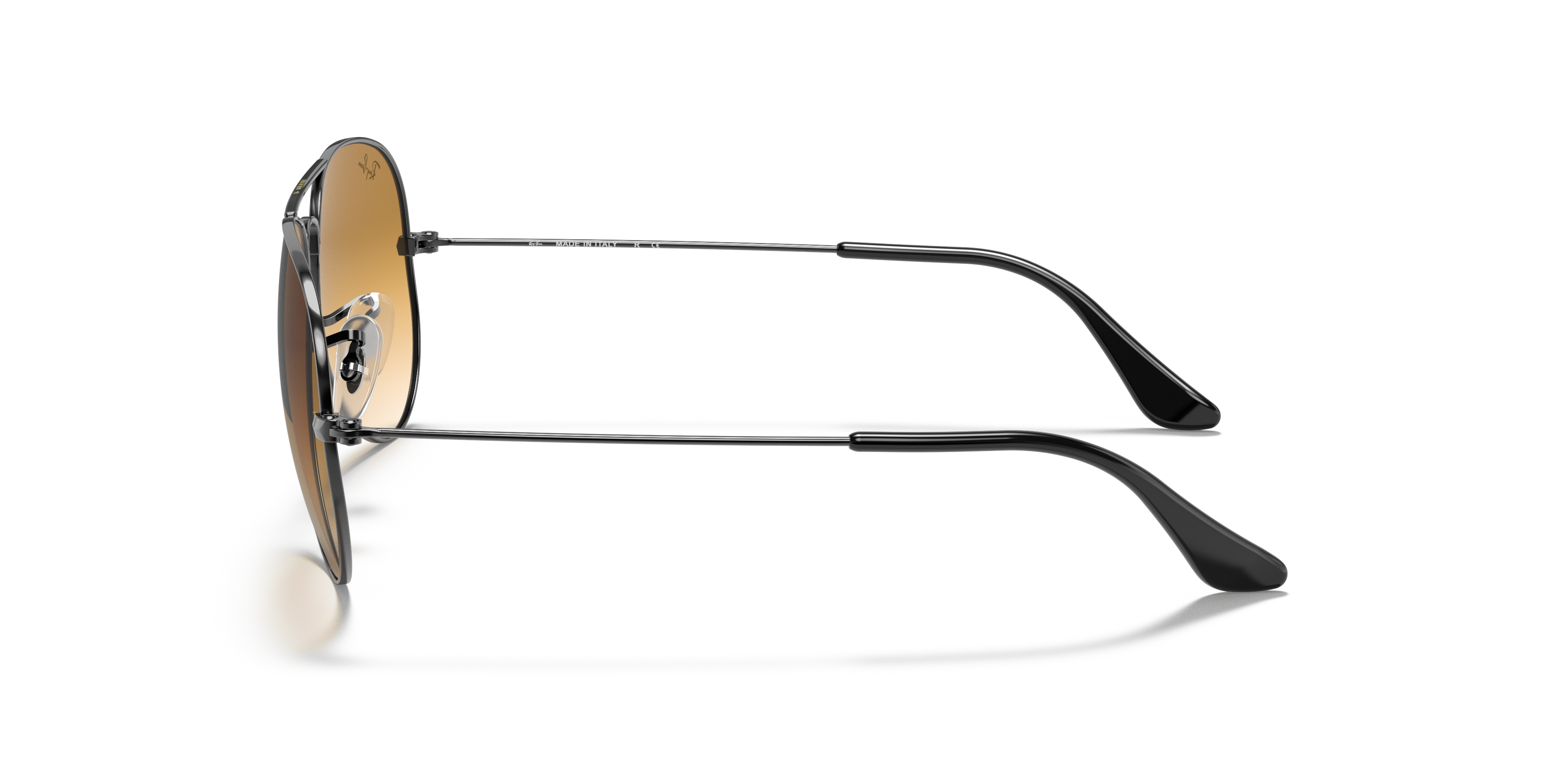 RB3025 Staalgrijs MetaalSunglass Frames van B24, Zijaanzicht