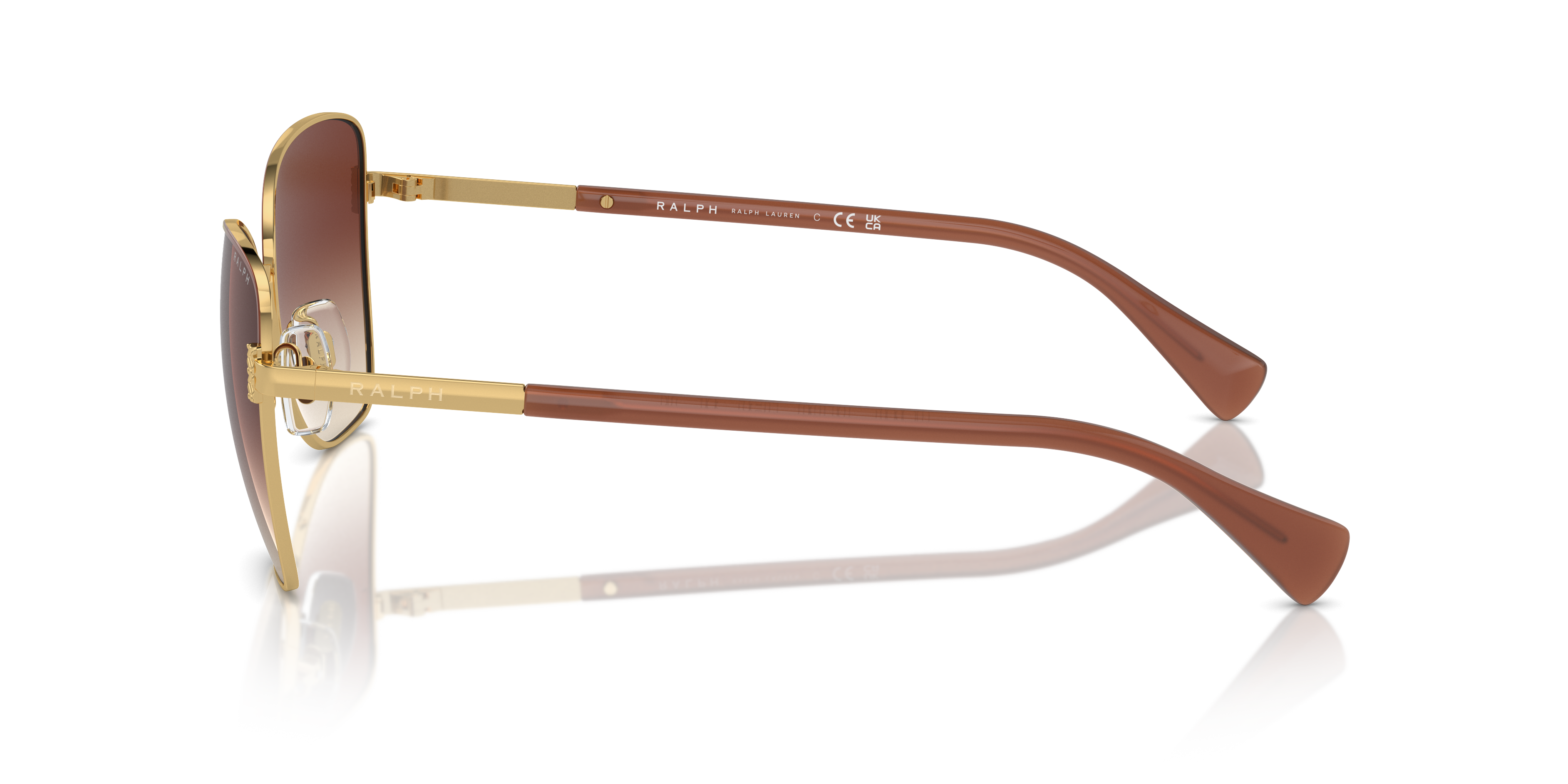 RA4146 Glänzendes Gold MetallSunglass Frames von B24, Seitenansicht