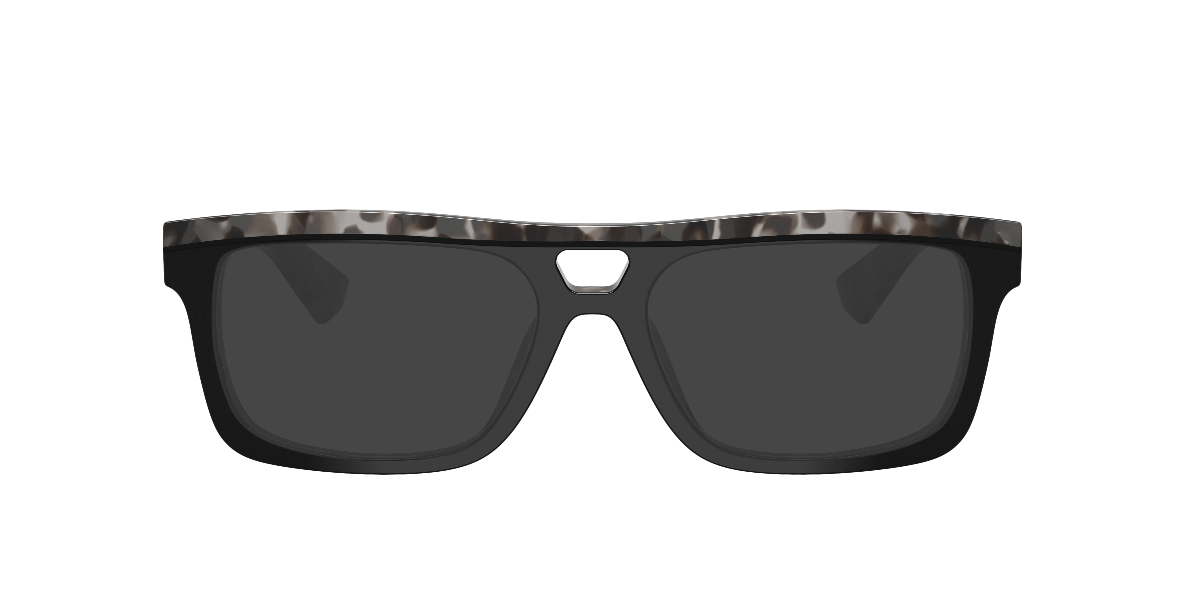 DG3431 Black On Grey Havana AcetaatEyeglass Frames van B24, met getinte lenzen