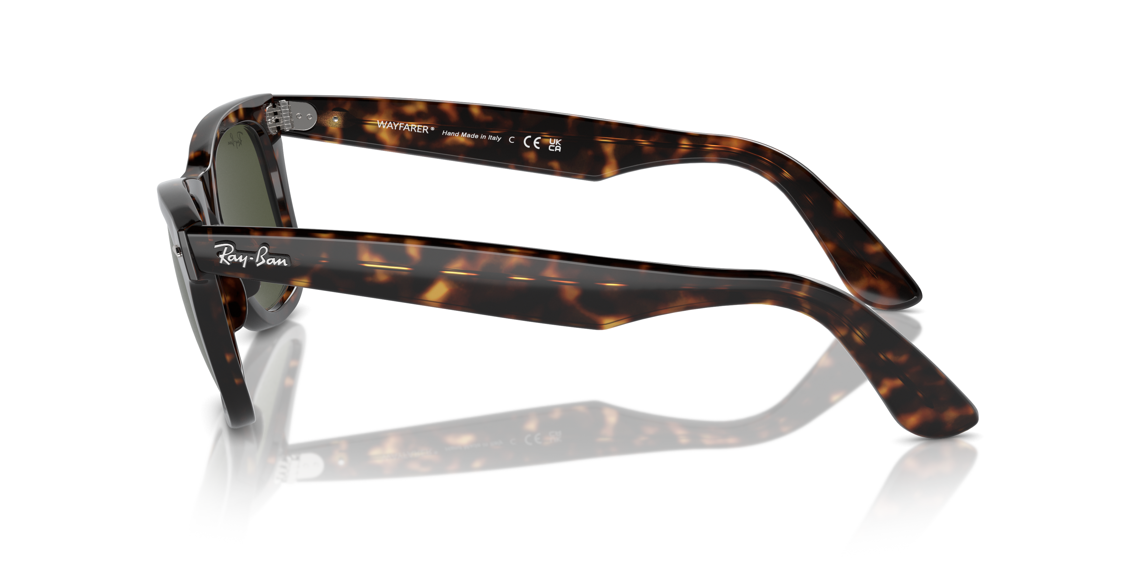 RB2140 Tortoise AcetatSunglass Frames von B24, Seitenansicht