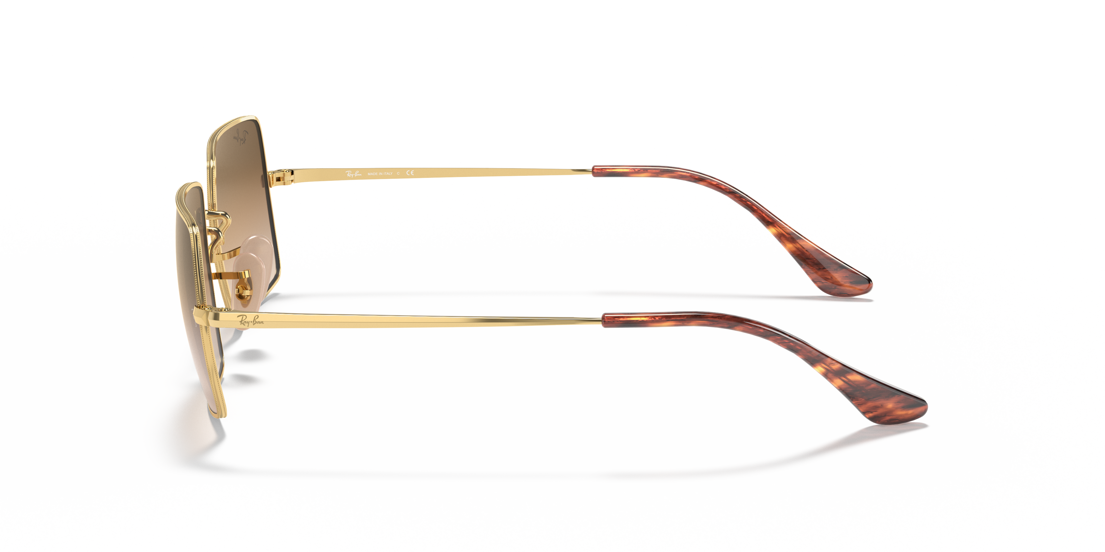 RB1969 Arista goud MetaalSunglass Frames van B24, Zijaanzicht