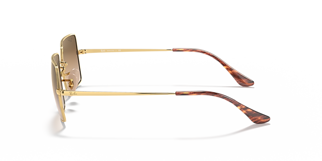 RB1969 Arista goud MetaalSunglass Frames van B24, Zijaanzicht