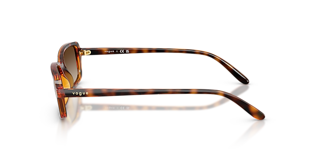 VO5666S Dunkelhavana KunststoffSunglass Frames von B24, Seitenansicht