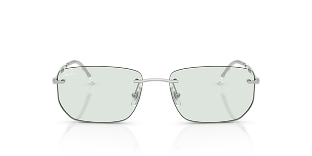 RB3768 Zilver MetaalSunglass Frames van B24, Vooraanzicht