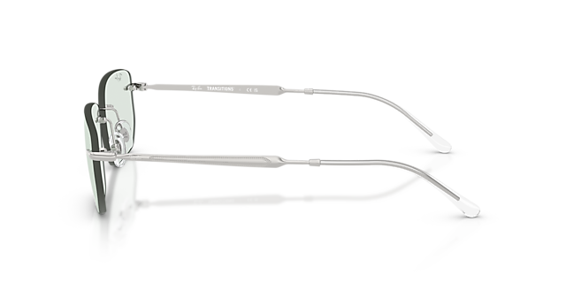 RB3768 Zilver MetaalSunglass Frames van B24, Zijaanzicht