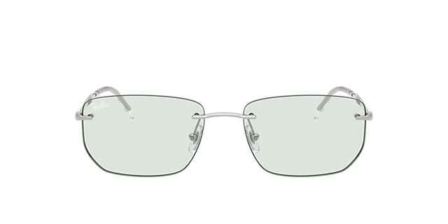 RB3768 Zilver MetaalSunglass Frames van B24, met getinte lenzen