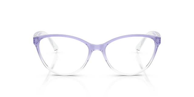 AX3053 Shiny Lilac Gradient Crystal KunststofEyeglass Frames van B24, Vooraanzicht
