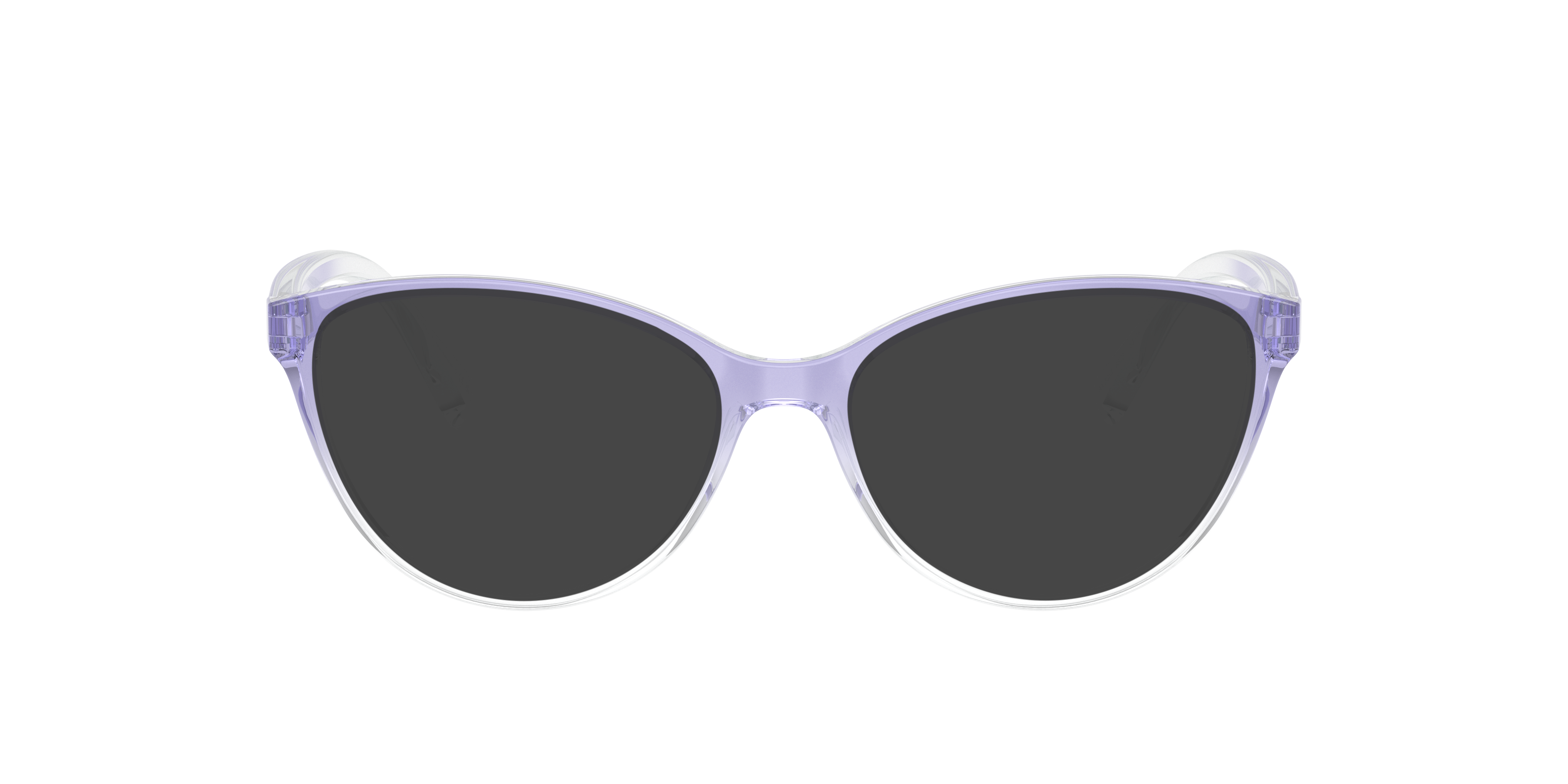 AX3053 Shiny Lilac Gradient Crystal KunststofEyeglass Frames van B24, met getinte lenzen