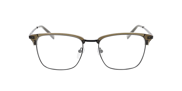 Tupelo Kristal groen & matzwart MetaalEyeglass Frames van B24, Vooraanzicht