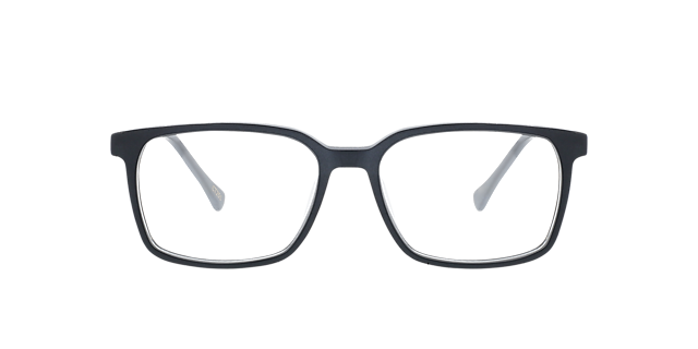 Mondrian Zwart AcetaatEyeglass Frames van B24, Vooraanzicht