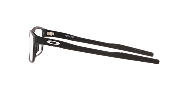Metalink Satijnglans zwart KunststofEyeglass Frames van B24, Zijaanzicht