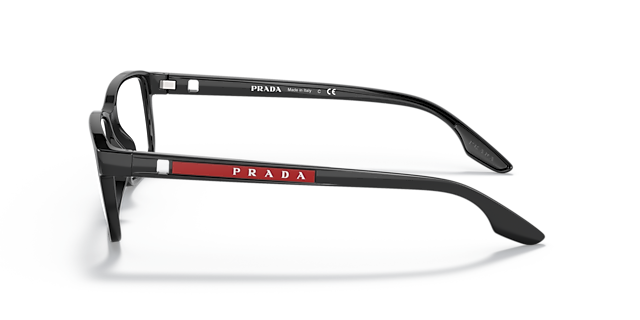 PS 09OV Zwart KunststofEyeglass Frames van B24, Zijaanzicht