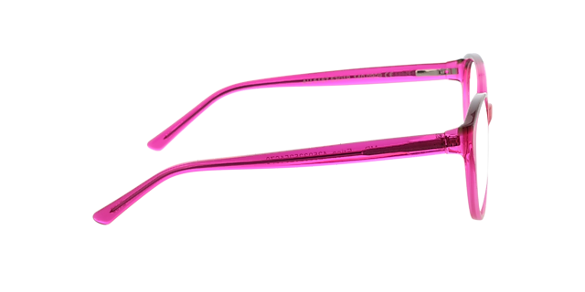 Erica Kristal roze  &  kristal kaki AcetaatEyeglass Frames van B24, Zijaanzicht