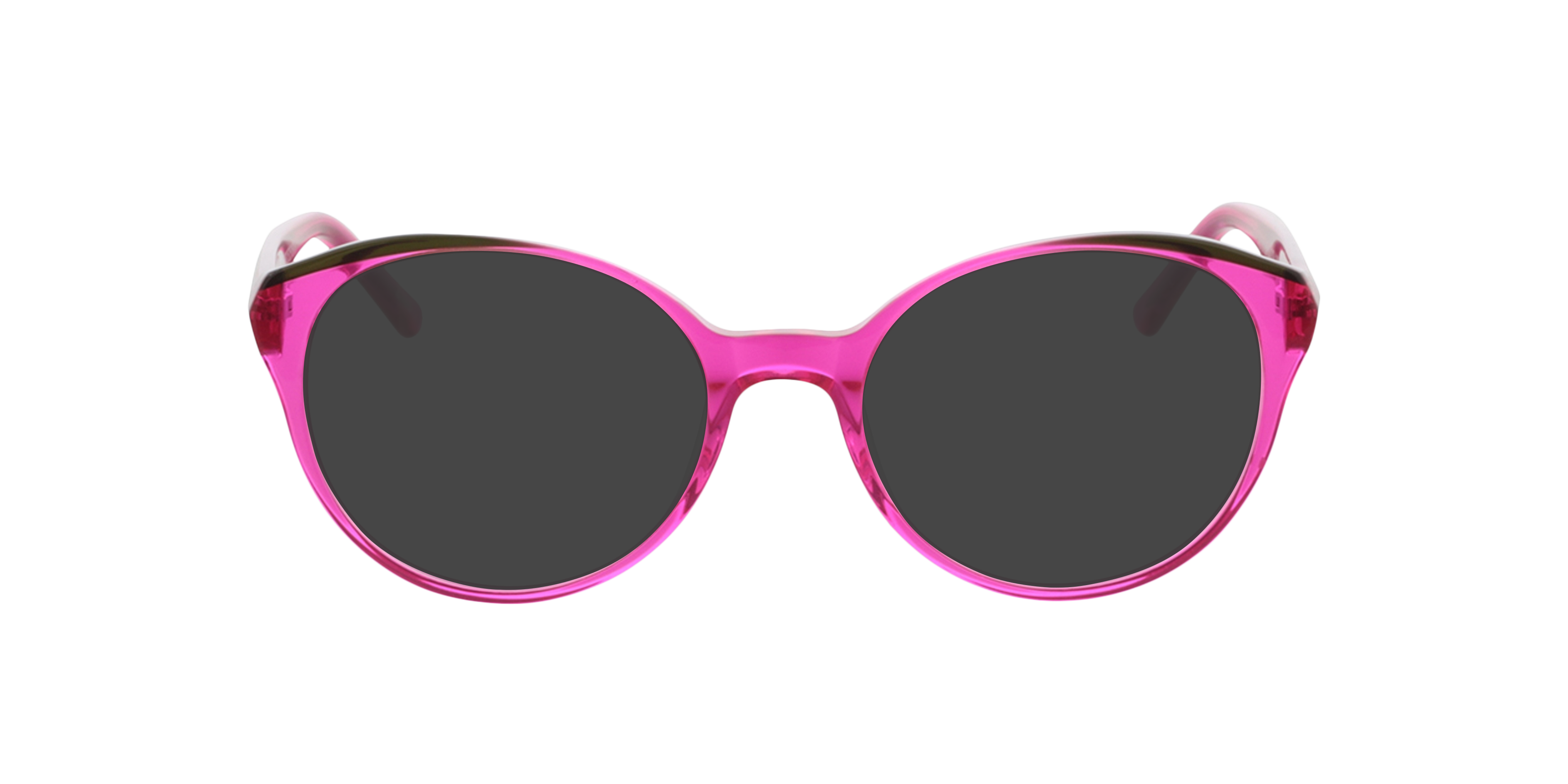 Erica Kristal roze  &  kristal kaki AcetaatEyeglass Frames van B24, met getinte lenzen