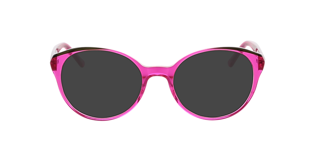 Erica Kristal roze  &  kristal kaki AcetaatEyeglass Frames van B24, met getinte lenzen