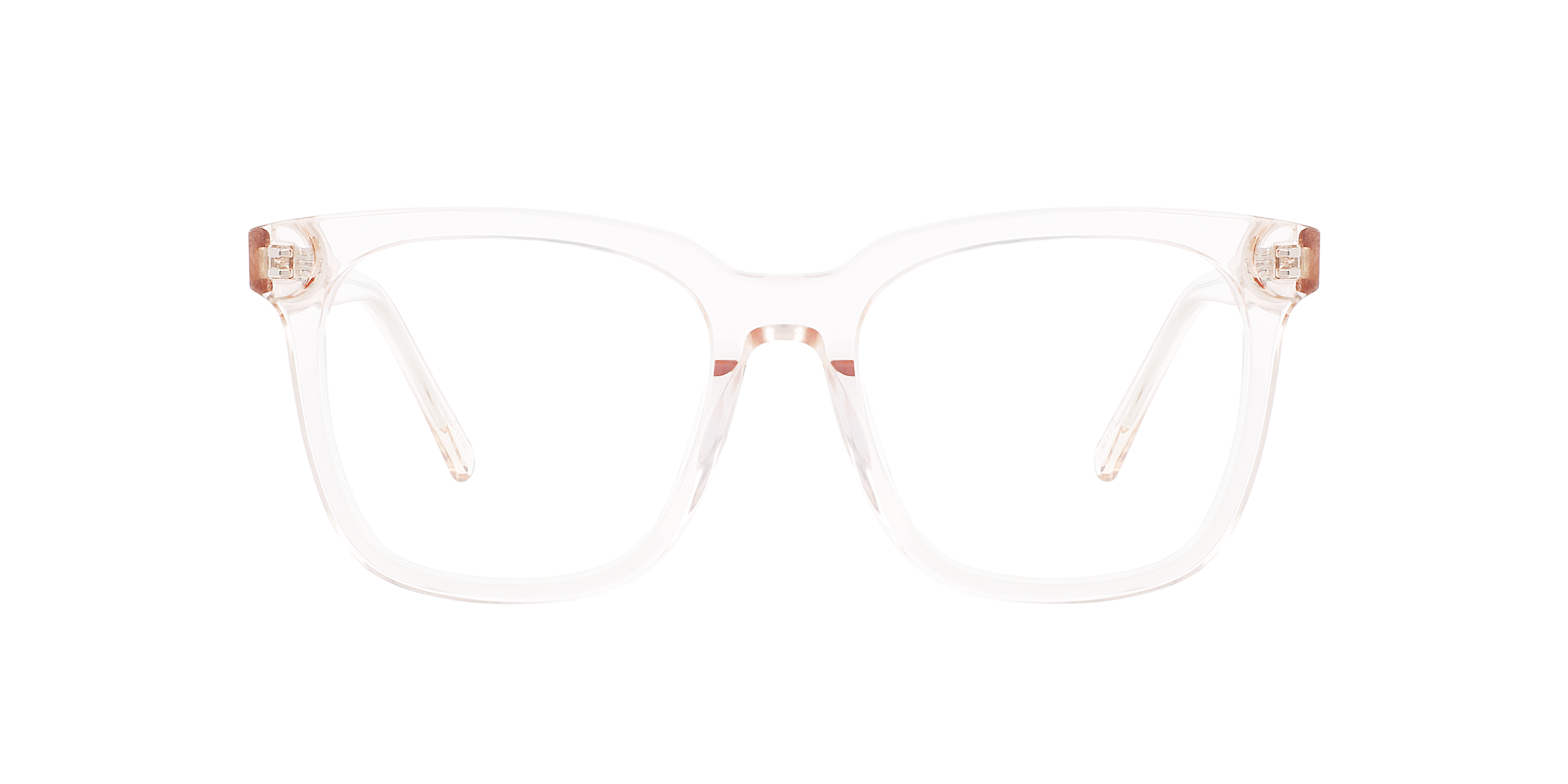 Charlie Temple 8721321262107 Vierkant Crystal Peach Volle rand