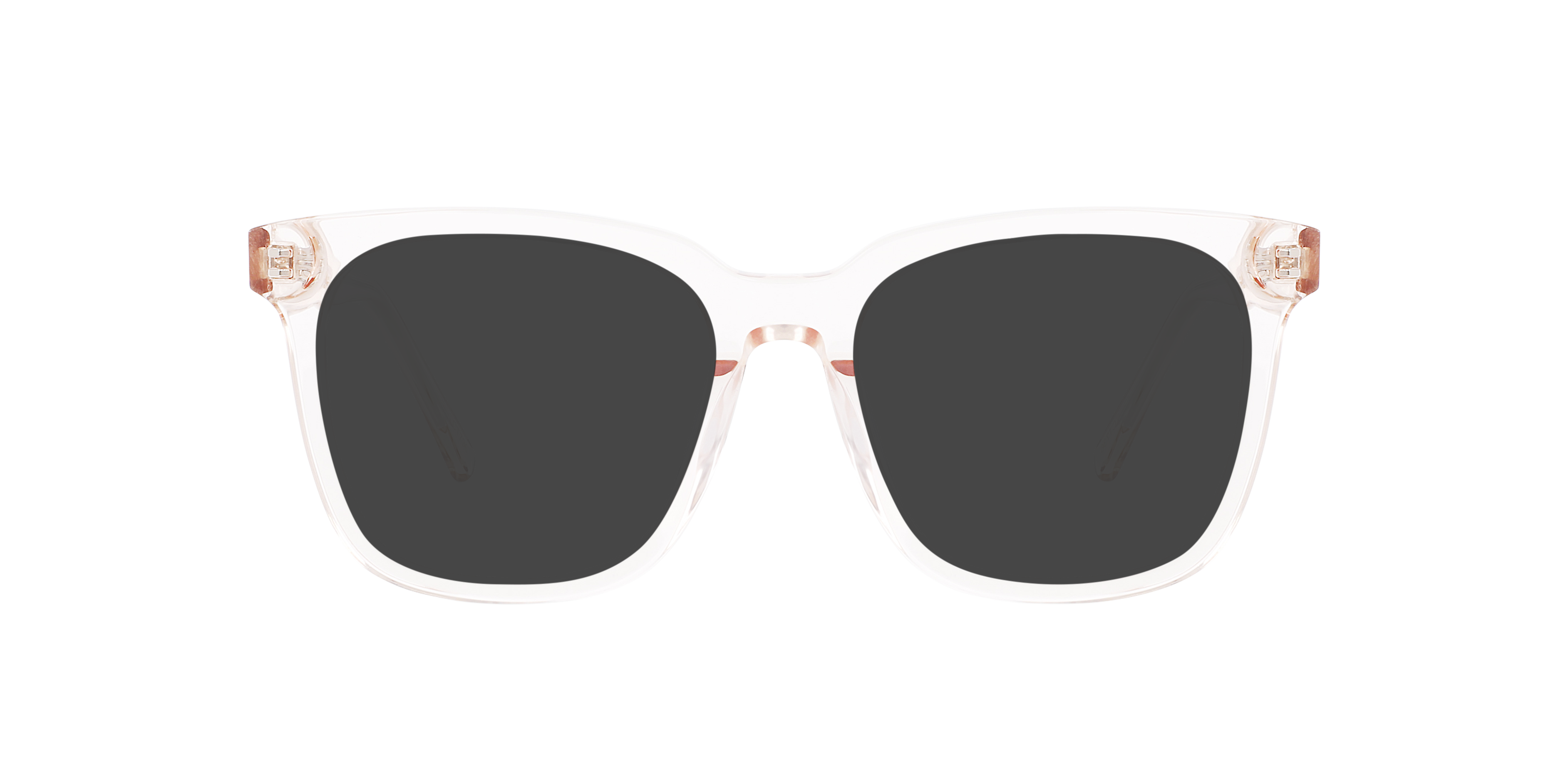 Stella Crystal Peach AcetatEyeglass Frames von B24, mit getönten Gläsern