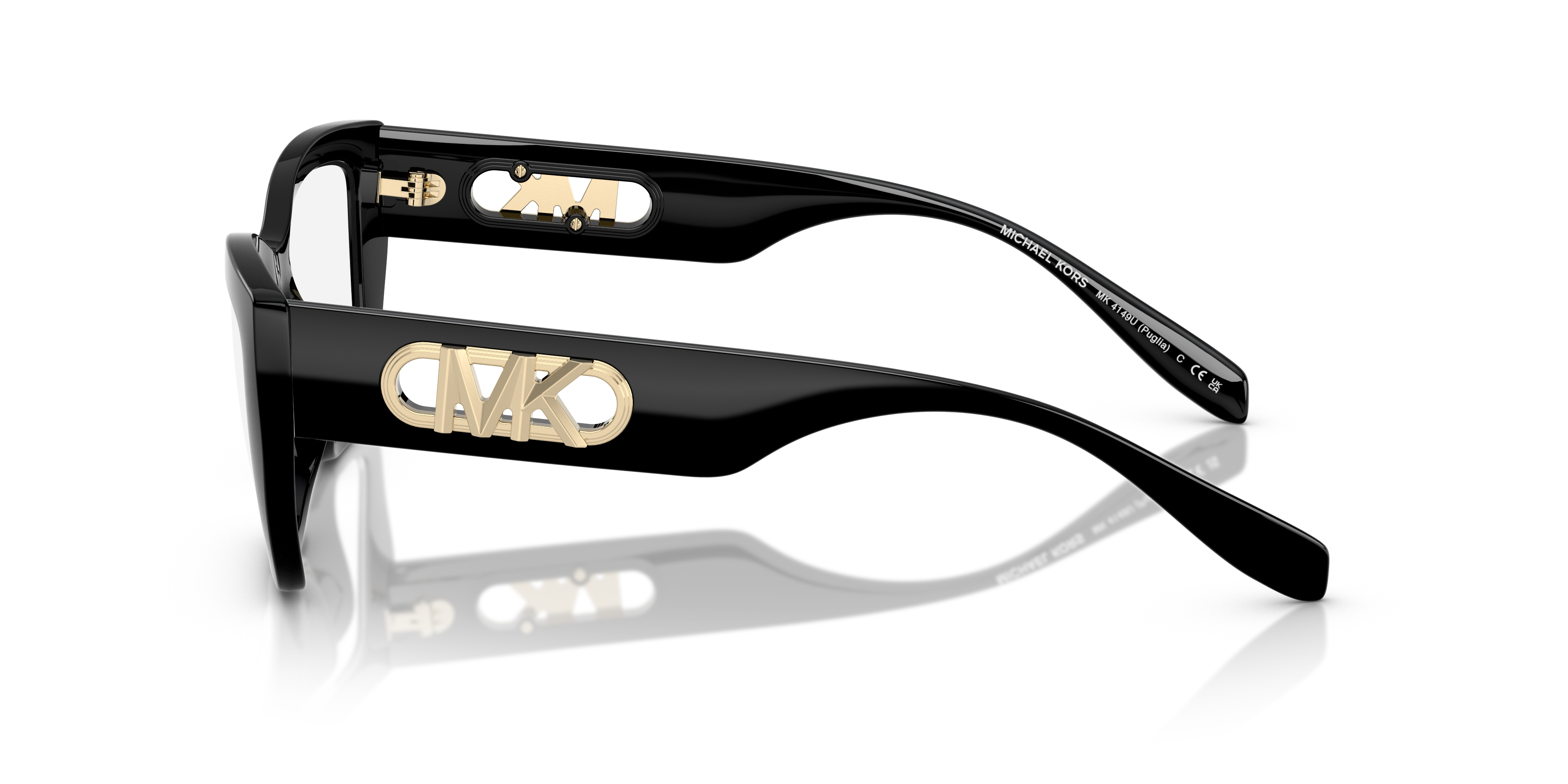 MK4149U Schwarz KunststoffEyeglass Frames von B24, Seitenansicht