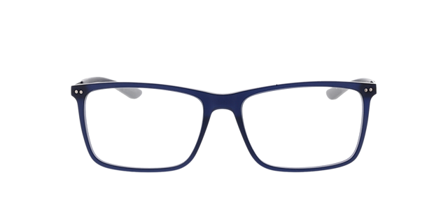 PU0096O Blau AcetatEyeglass Frames von B24, Vorderansicht