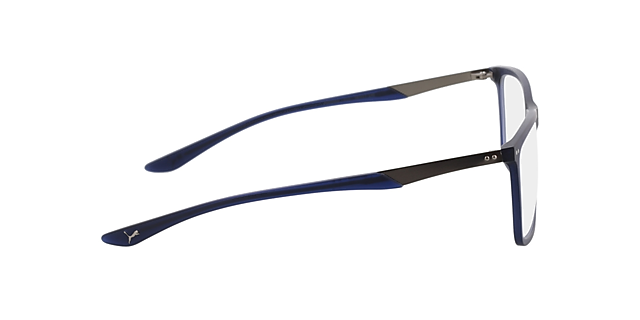PU0096O Blau AcetatEyeglass Frames von B24, Seitenansicht