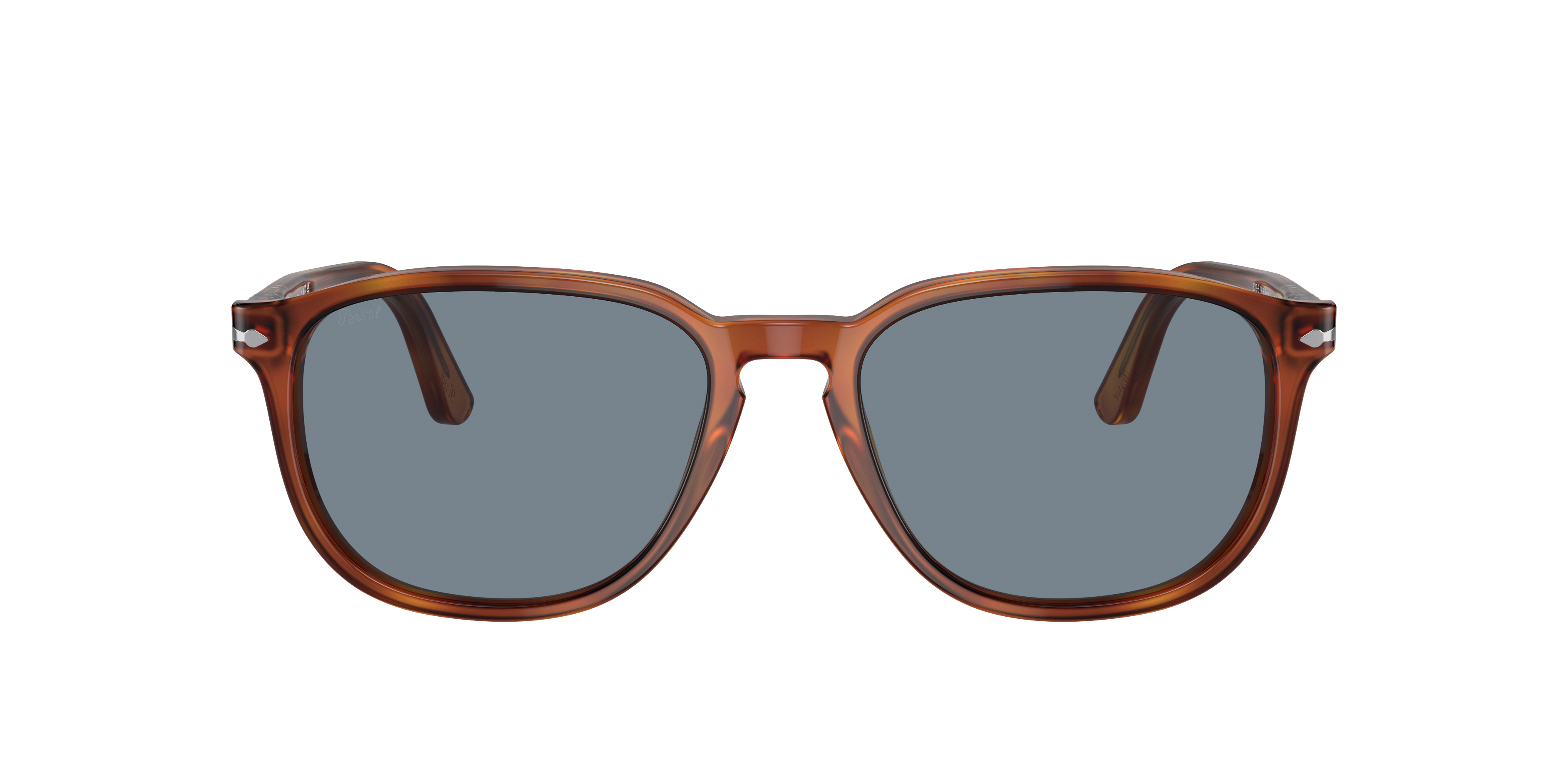 PO3019S Terra Di Siena AcetaatSunglass Frames van B24, met getinte lenzen