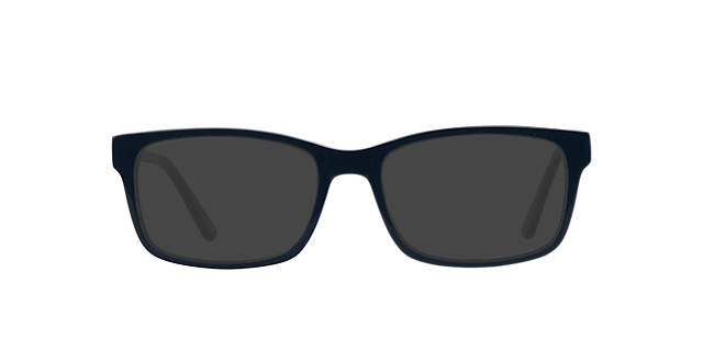 Gillian Navy Blue AcetatEyeglass Frames von B24, mit getönten Gläsern