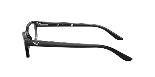 RB5187 Zwart AcetaatEyeglass Frames van B24, Zijaanzicht