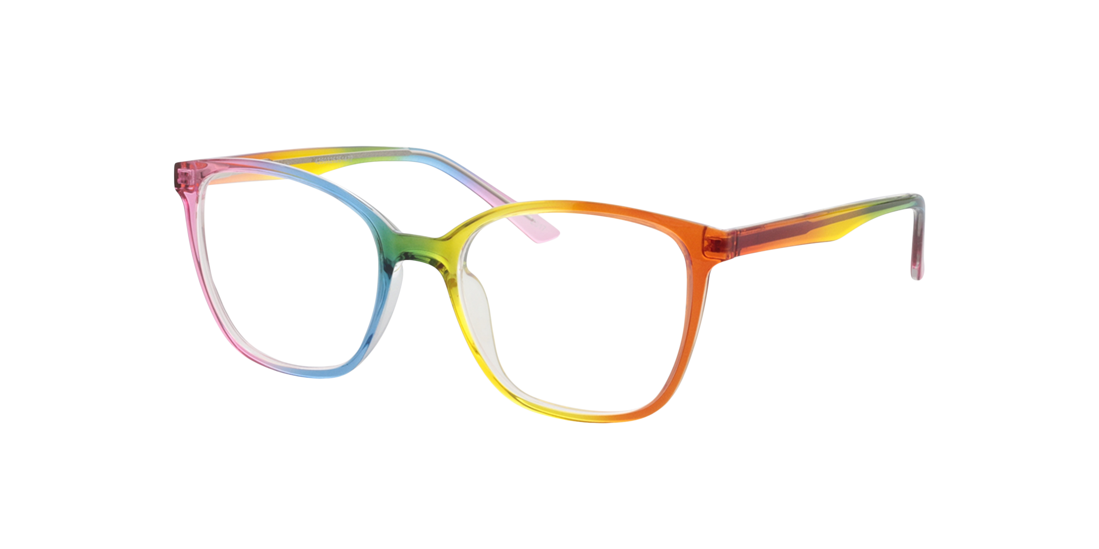 Burano Rainbow KunststoffEyeglass Frames von B24, Dreiviertelansicht