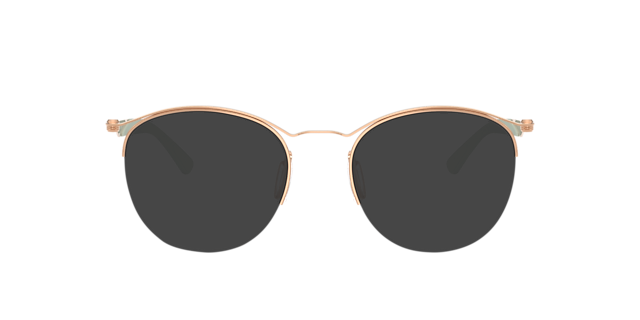 RB7553 Rotgold MetallEyeglass Frames von B24, mit getönten Gläsern