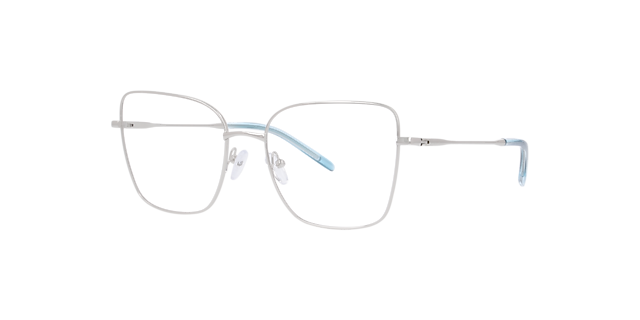 Venice Zilver MetaalEyeglass Frames van B24, Hoekweergave