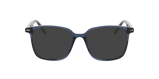 Taylor Kristal blauw grijs  &  zilver AcetaatEyeglass Frames van B24, met getinte lenzen