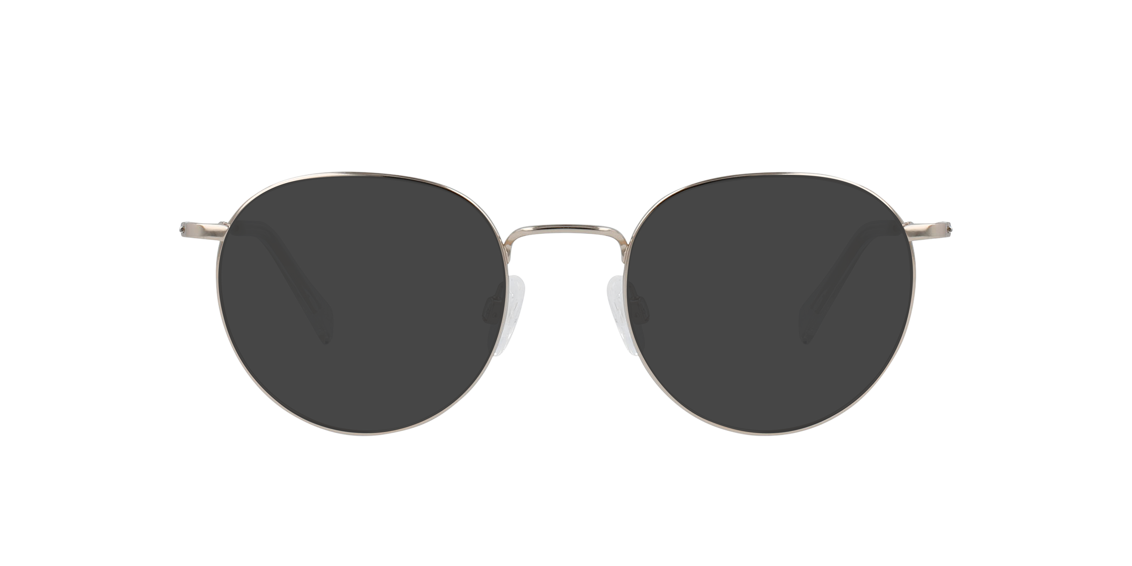 Ceo Large Platinum Silver Titanium TitanEyeglass Frames von B24, mit getönten Gläsern