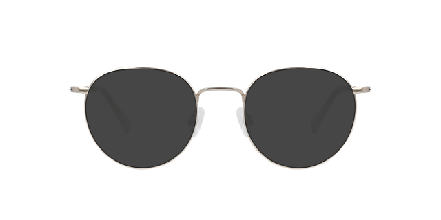 Ceo Large Platinum Silver Titanium TitaanEyeglass Frames van B24, met getinte lenzen