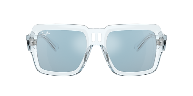 RB4408 Hellblau transparent KunststoffSunglass Frames von B24, mit getönten Gläsern