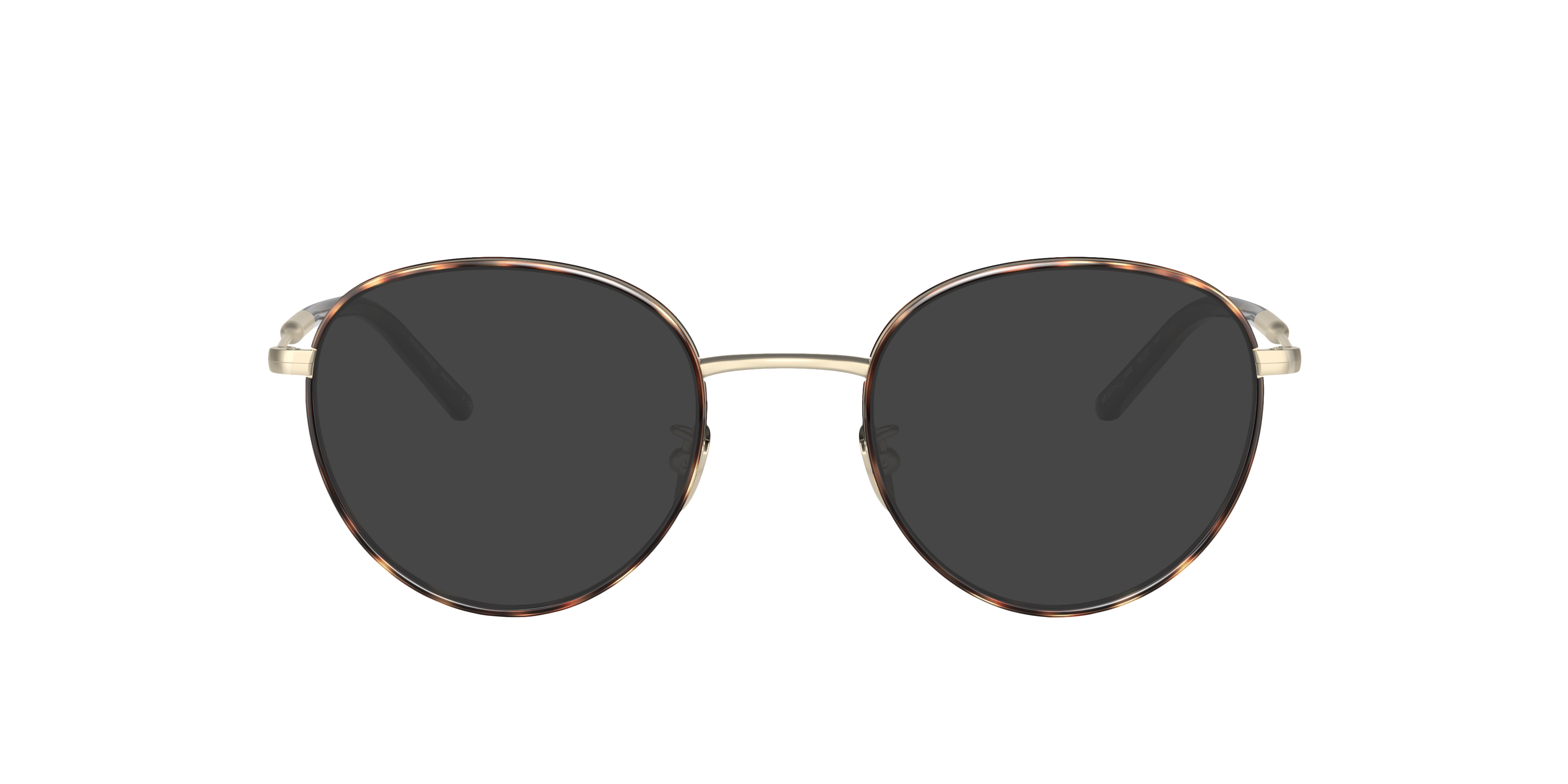 AR5111J Mat lichtgoud & Havana MetaalEyeglass Frames van B24, met getinte lenzen