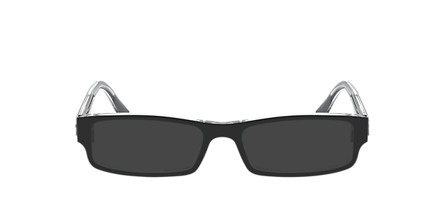 RB5246 Zwart op transparant AcetaatEyeglass Frames van B24, met getinte lenzen