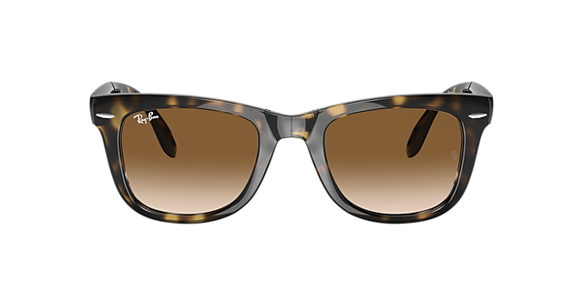 RB4105 Licht Havana KunststofSunglass Frames van B24, met getinte lenzen