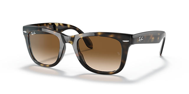 RB4105 Licht Havana KunststofSunglass Frames van B24, Hoekweergave